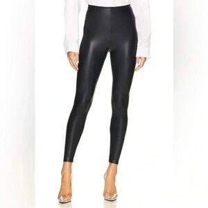 Faux Leather Spanx Leggings - Medium
